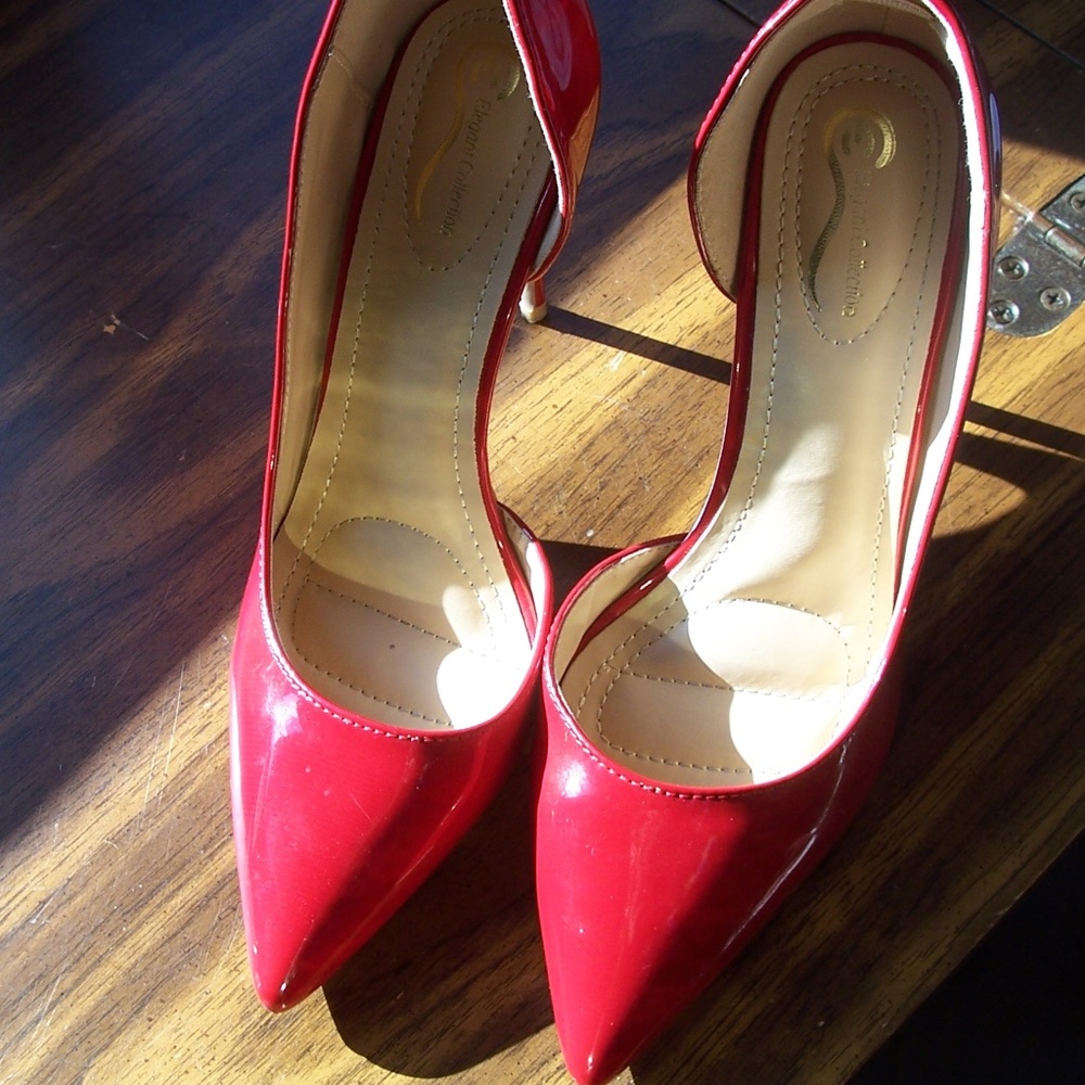 RED HOT Stilettos Size 10